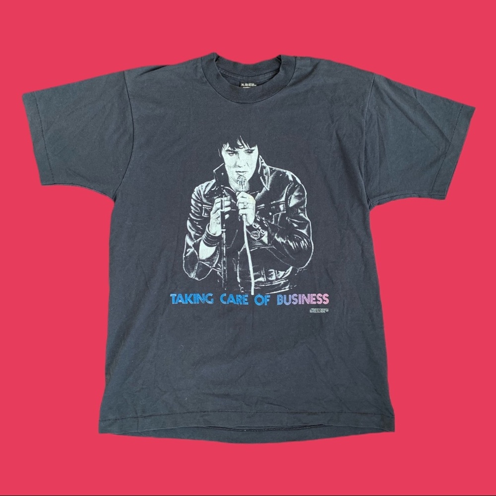 Vintage Single Stitch XL Elvis T-Shirt
